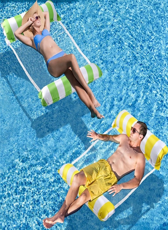 NEKIFACE 4 in 1 Inflatable Pool Float Swimming Pool Lounger Multi-Purpose Pool Hammock (Saddle Lounge Chair, Hammock, Drifter) Pool Raft Lake Floats for Water Fun Inflatable Float Bed (Pack of 1) - Image 2